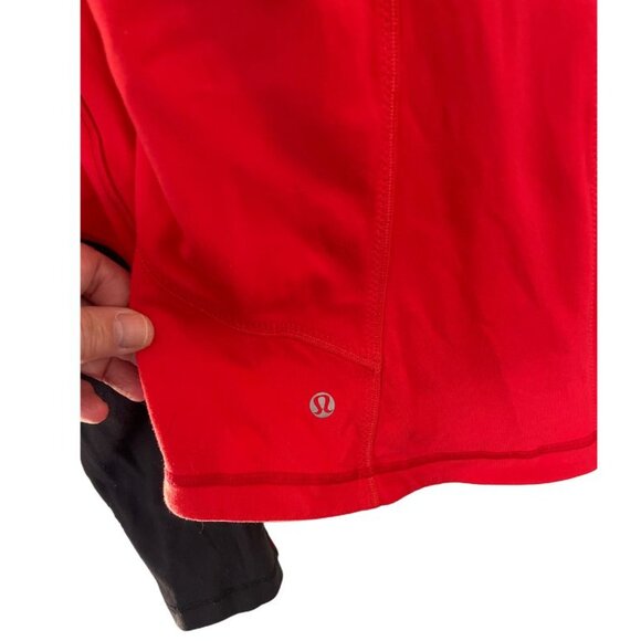 Lululemon Forme Jacket Women's Size 12 Red Black - Picture 6 of 8